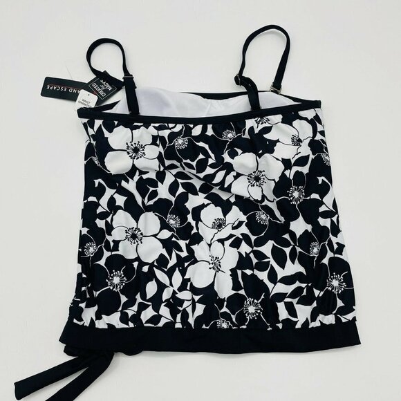 Island Escape Lei Day Floral Tankini Top 109 - Picture 5 of 7